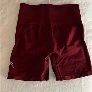 Oner Active Deep Red Bike Shorts effortless seamless collection